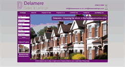 Desktop Screenshot of delamerelettings.co.uk